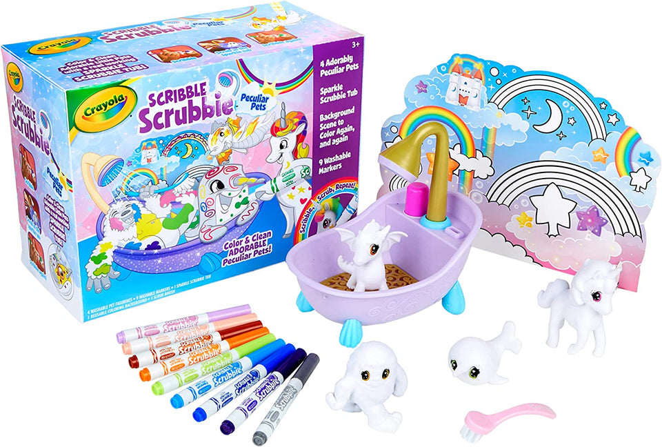 Scribble Scrubbie, Peculiar Pets, Gifts for Girls & Boys, Kids Toys, Ages 3, 4, 5, 6 [Amazon Exclusive]