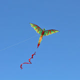 3D Dragon Kite Single Line with Tail Kites Outdoor Fun Toy Kite Family Outdoor Sports Toy Children Kids Easy to Fly Power Kites