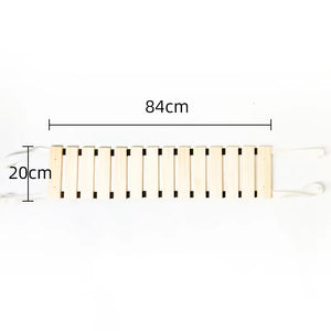 Wall-Mounted Cat Ladder Bridge for Scratching Post - Sisal Rope Cat Tree Step for Climbing Pet Furniture