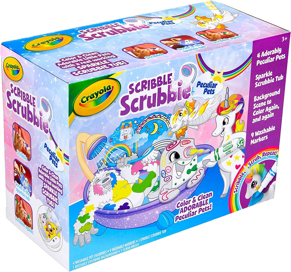 Scribble Scrubbie, Peculiar Pets, Gifts for Girls & Boys, Kids Toys, Ages 3, 4, 5, 6 [Amazon Exclusive]