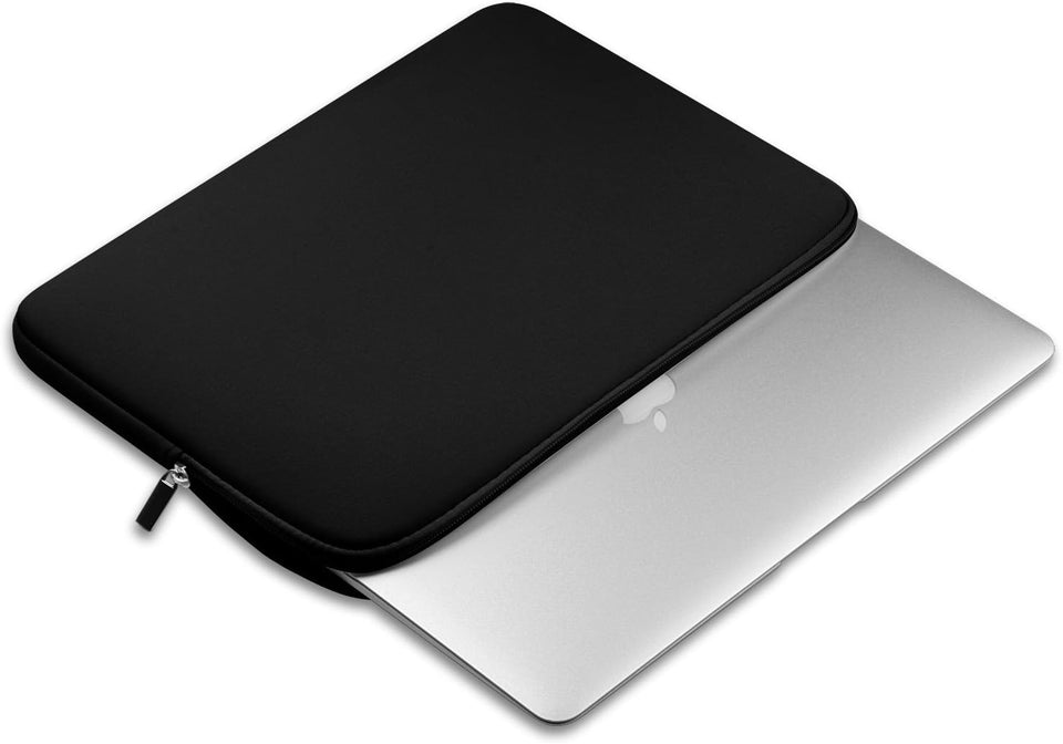 "13-Inch Laptop Sleeve – Neoprene Protective Case for MacBook Air, Dell, Lenovo & More (Black)"