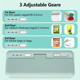 Portable Mini Chip Bag Sealer - Handheld Food Vacuum Sealer for Plastic Bags with Resealer and Opener - Kitchen Gadget