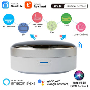 Smart Life Universal Infrared Remote Control Wifi+Ir Blaster for Home Automation Works with Alexa Google Home