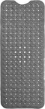 Bath Mat for Tub Non Slip Bath Mat - anti Slip Shower Mat Non Slip - Bathtub Mat Non Slip - 40X16 Extra Long Bath Mat - Shower Floor Mat Non Slip - Bath Tub Mat - Bath Mats for Shower (Bath Gray)