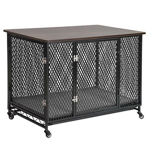 Movable Dog Crate Furniture 