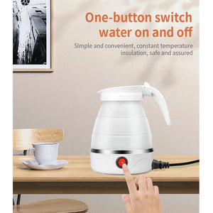 Foldable Electric Kettle 220V/110V Home Appliances Silicone Portable Travel Kettle Keep Warm Kettle