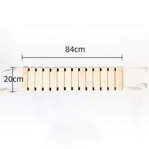 Wall-Mounted Cat Ladder Bridge for Scratching Post - Sisal Rope Cat Tree Step for Climbing Pet Furniture