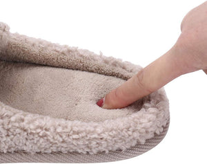 Cozy Plush Animal Slippers for Men and Women - Winter Warm Memory Foam Cotton Slip-On House Shoes for Indoor and Outdoor Use