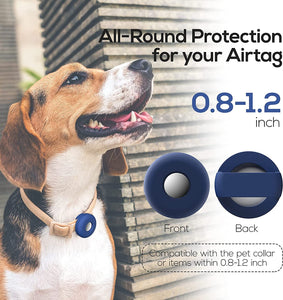 2-Pack Airtag Dog Collar Holder